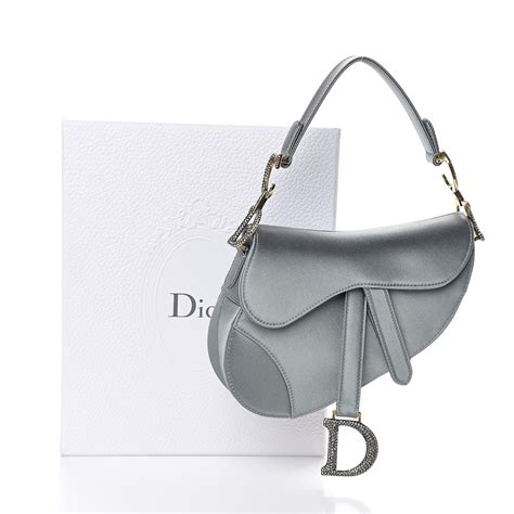 satin dior saddle bag